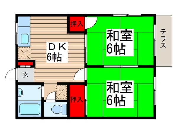 めぞん清宮の物件間取画像